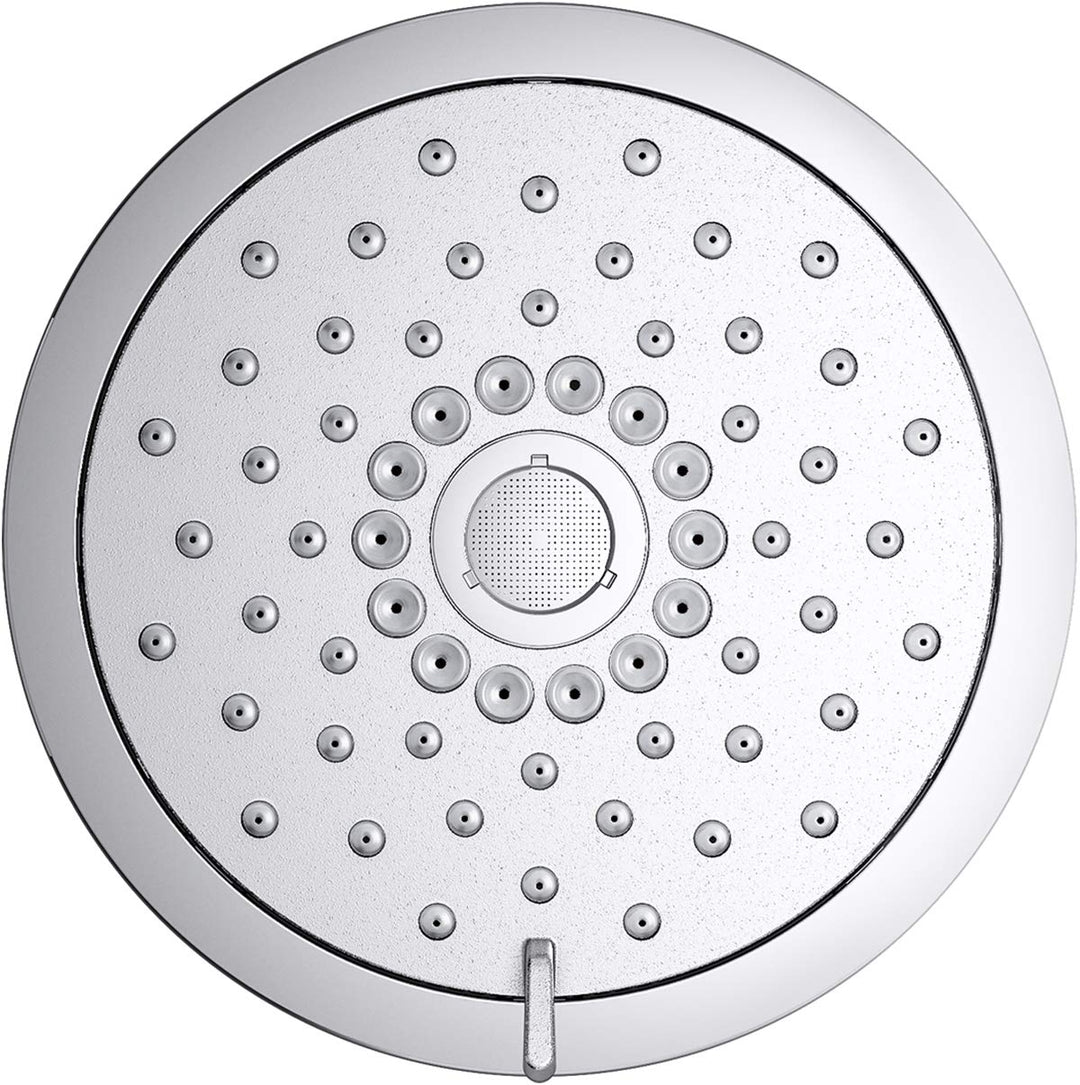 Kohler K-22169-G-CP Forte 1.75 GPM Multifunction Showerhead with Katalyst Air-Induction Technology, Polished Chrome