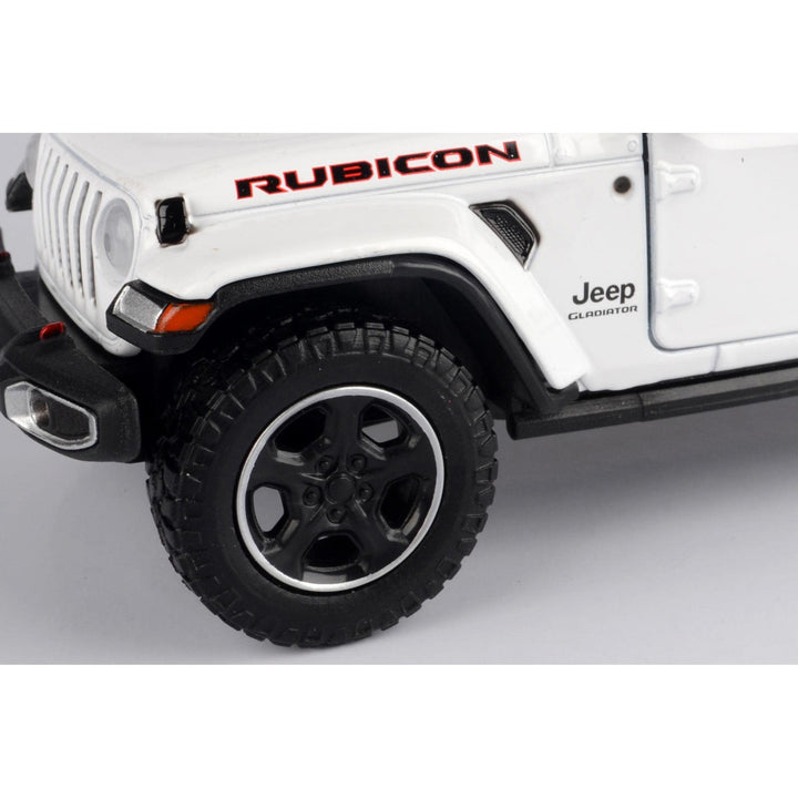 2021 Gladiator Rubicon (Closed Top) Pickup Truck White 1/24-1/27 Diecast Model Car 79368