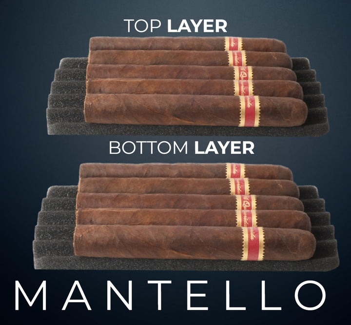 Cigars Case - for 10 Cigars- Includes 2 Ring Cigar Cutters, 1 V-Cut Cutter and 1 Cigar Punch