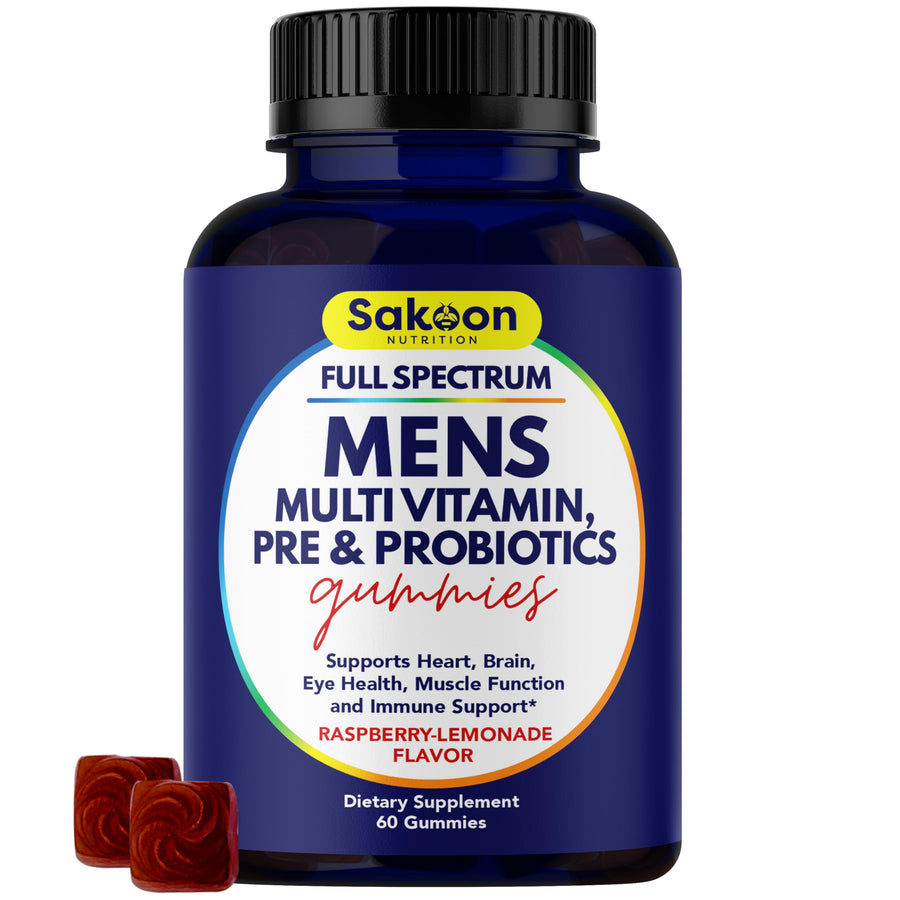 Men's Multivitamin Gummies with Probiotics and Prebiotics