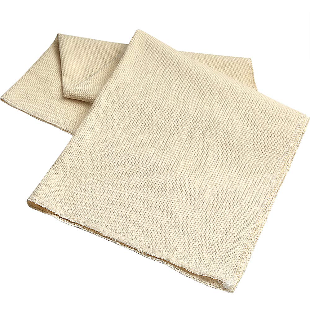 Tufting Cloth Punch Needle Fabric, Embroidery Fabric, Monks Cloth for Punch Needle Embroidery Rug-Punch & Pinch Needle, 26.4 x 19.3 Inch