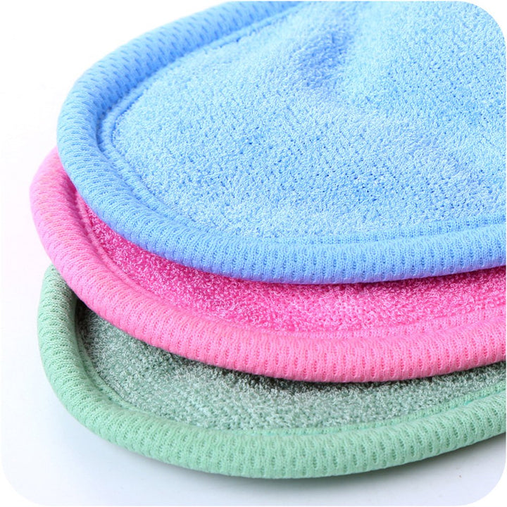3 Pcs Exfoliating Gloves Scrub Gloves Bath Gloves Towel Washcloth for Shower or Bath(3 Colours)