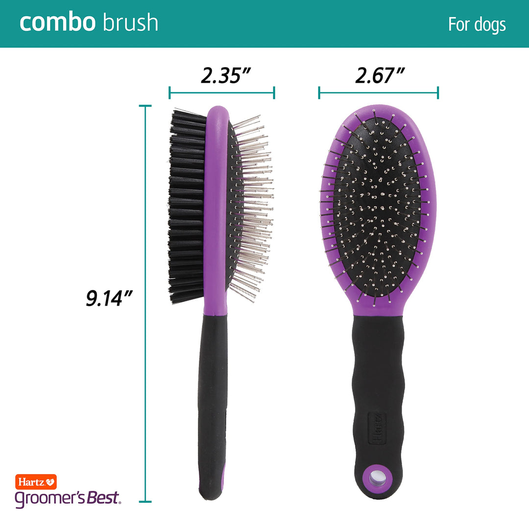 Groomer's Best Combo Dog Brush, Multi-Colored