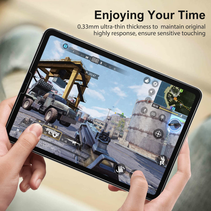 3 Pack Screen Protector for iPad Air 5th/4th Generation 10.9 inch (2022/2020) iPad Pro 11 inch (2022/2021/2020/2018), Tempered Glass for iPad Air 5/Air 4-Case Friendly