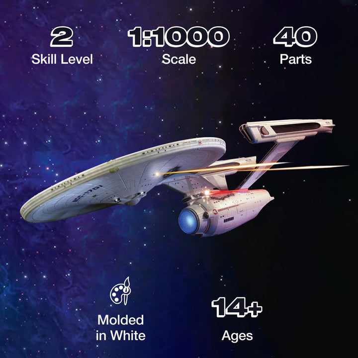 Star Trek U.S.S. Enterprise Refit Wrath of Khan Edition 2T 1:1000 Scale Model Kit