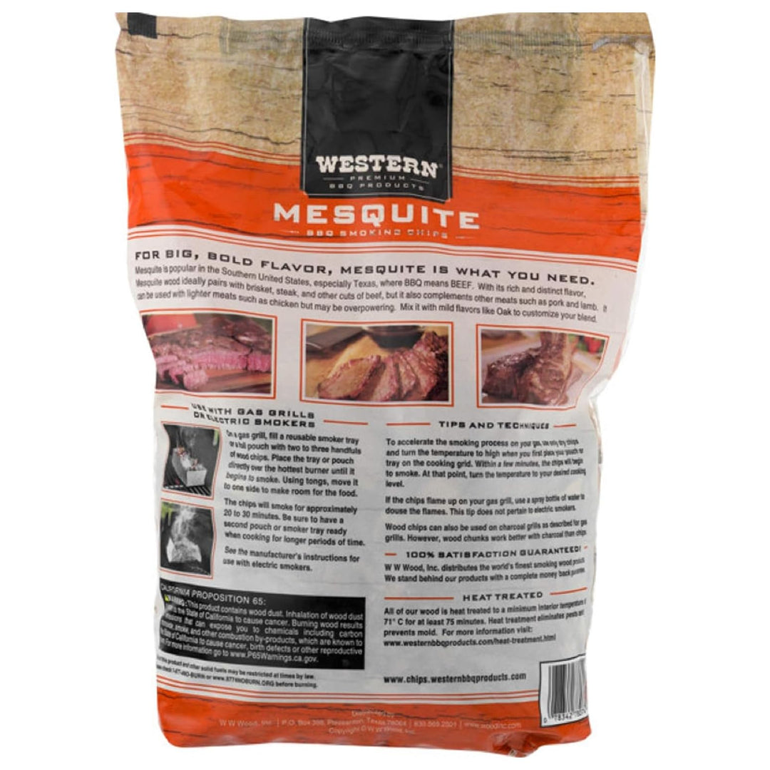 Premium BBQ Smoking Chips, Mesquite BBQ