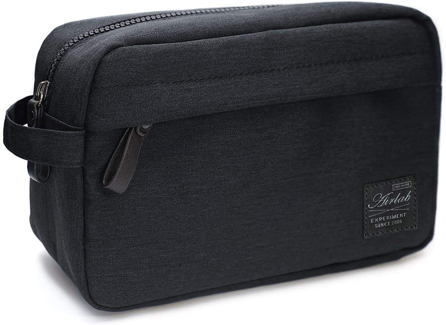 Toiletry Bag for Men and Women Travel Bag Mens Dopp Kit Womens Make-up Bag Cosmetic Water-resistant Organizer for Toiletries, Black