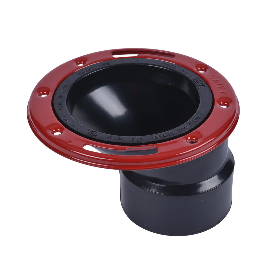 43500 ABS Offset Flange with Metal Ring, 3-Inch or 4-Inch