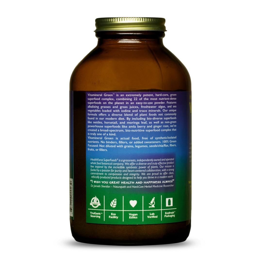 HealthForce SuperFoods Vitamineral Green 300 Grams Powder