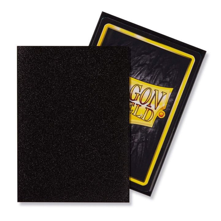 | Standard Size Card Matte Sleeves | 100 CT - Smooth & Tough Premium TCG Sleeves | Compatible with Pokemon, Flesh & Blood, One Piece & Magic The Gathering | Jet Matte
