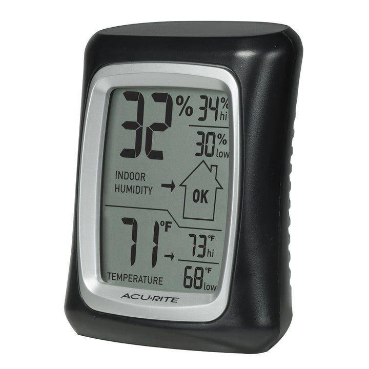 Indoor Digital Thermometer & Hygrometer with Temperature and Humidity Gauge (00325)