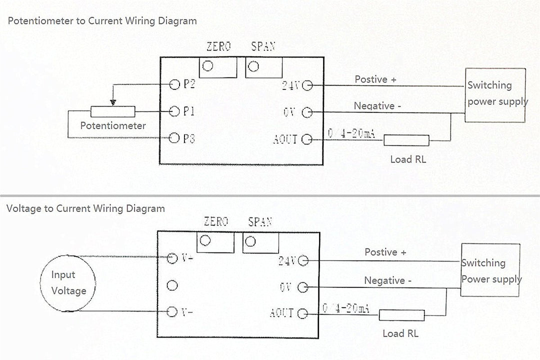 Voltage to Current Module 0-15V to 4-20mA