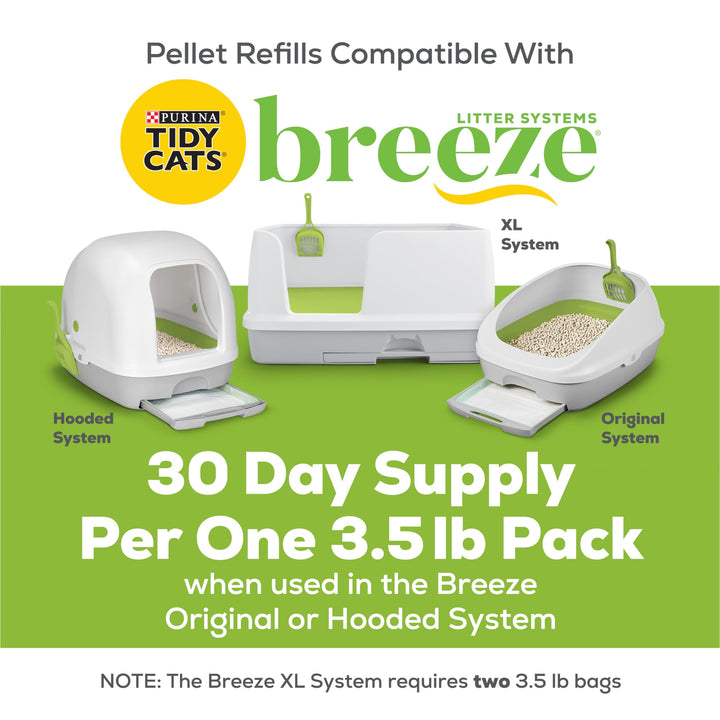 Cats Breeze Cat Litter Pellets, Refill 3.5 lb