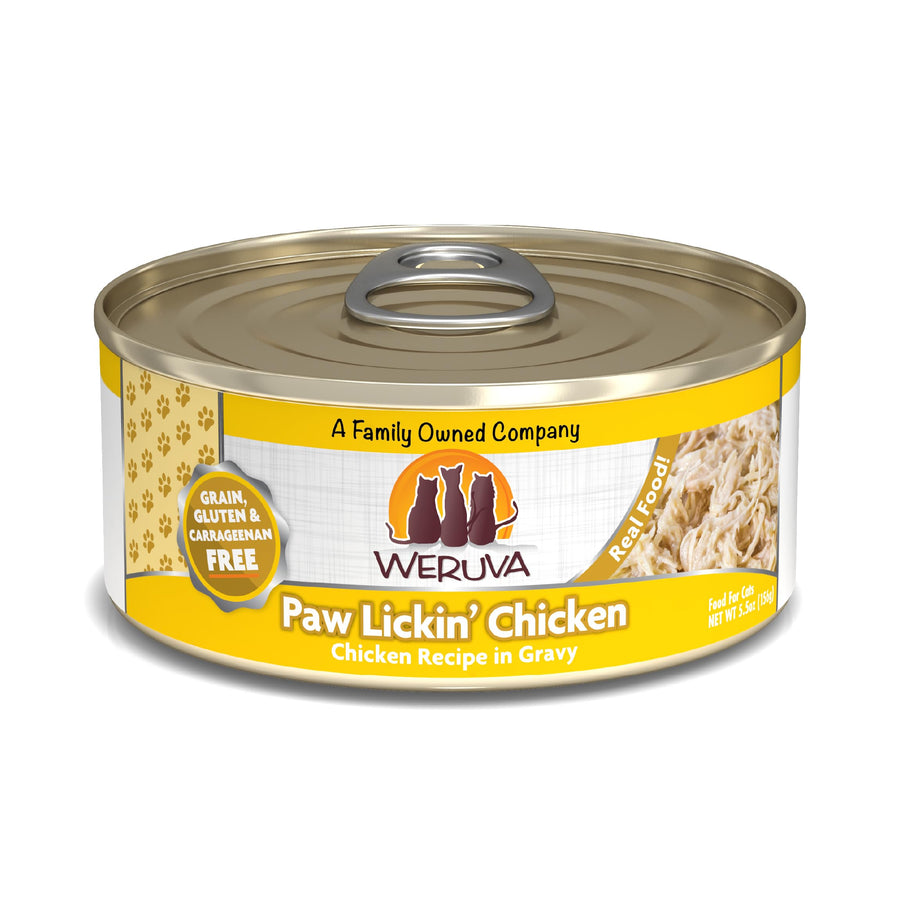 Classic Cat Food, Paw Lickin’ Chicken with Chicken Breast in Gravy, 5.5oz Can (Pack of 24)