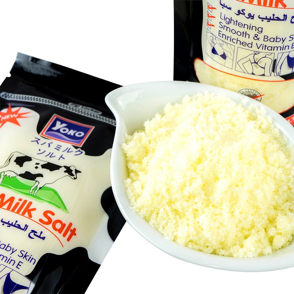 YOKO Spa Milk Salt Bath With Vitamin E & B3-300g (Original)