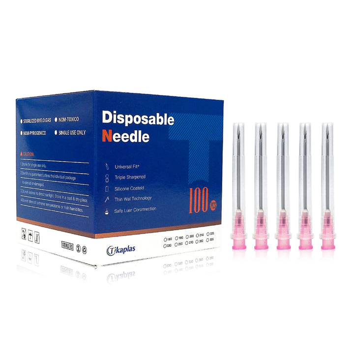 27 Gauge 1/2 inch Luer Lock Dispensing Accessorie, Individual Packaged, Pack of 100