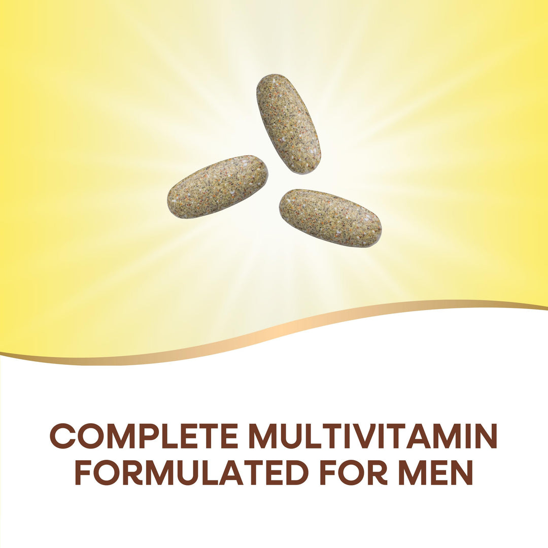 Nature’s Way Alive! Men’s Max3 Potency Multivitamin, Supports Energy Metabolism*, Heart & Muscle Function*, with Methylated B12 and Folate, Gluten-Free, 90 Tablets (Packaging May Vary)