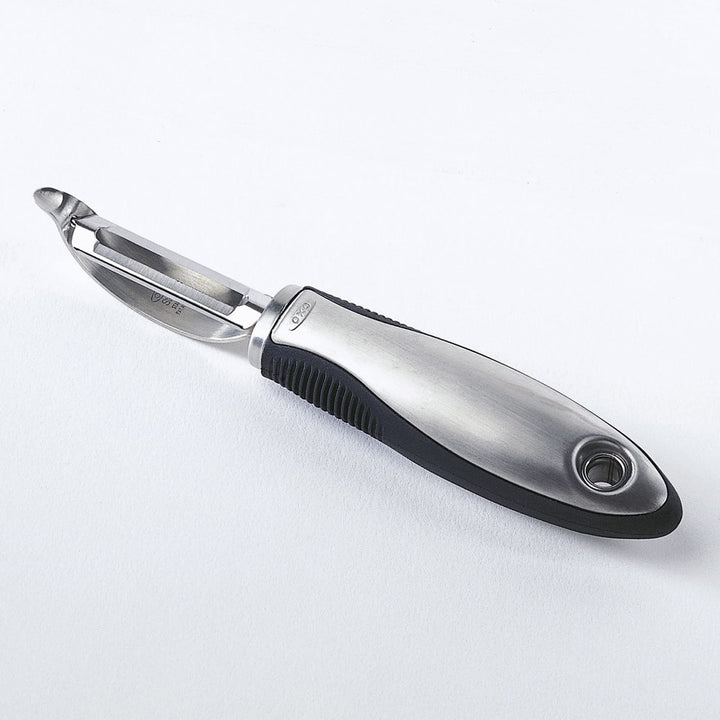 SteeL Swivel Peeler, Stainless Steel,Silver,1EA