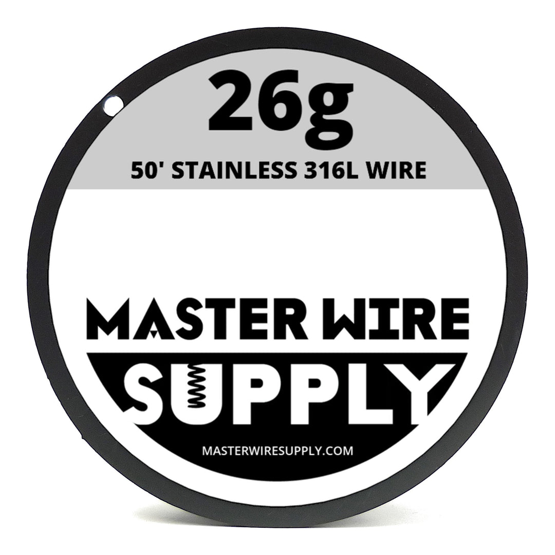 Mixed 550 Feet of Stainless Steel 316L Wire 22,24,26,28,30,32,34,36 Gauge Pack