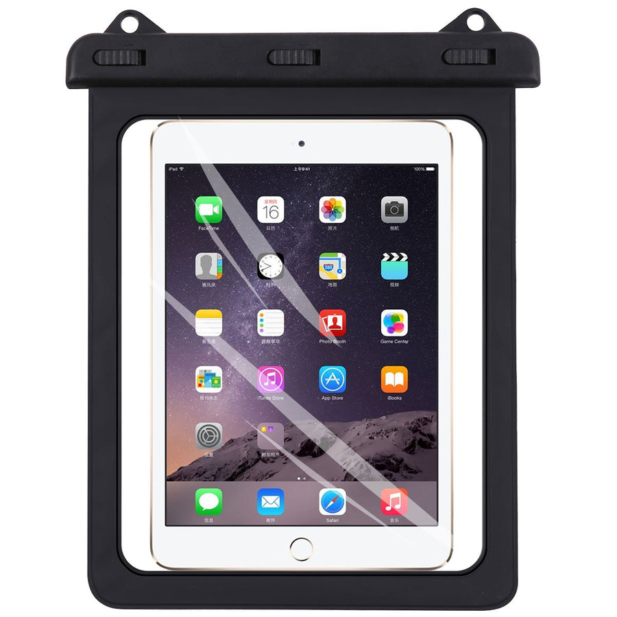 Universal iPad Waterproof, Dry Bag Pouch for iPad Pro 10.5, New iPad 9.7 2017/2018, iPad Pro 9.7, iPad Air/Air 2, Tablets up to 11.5 Inch (Black)