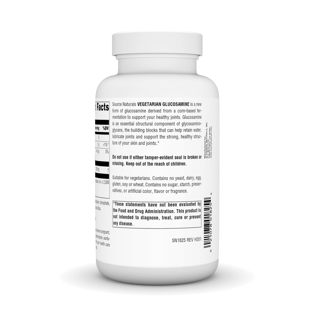 Vegetarian Glucosamine, Promotes Healthy Joints*, 750 mg - 120 Tablets