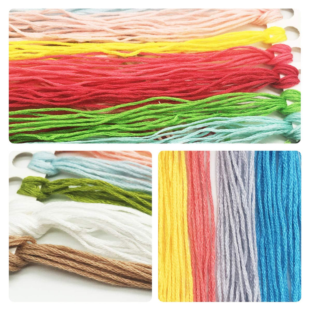 Cross Stitch Kits for Adults,Punch Needle Kit Full Range of Cross Stitching Embroidery Kit Stamped Beginners for DIY 11CT 3 Strands -13×15.4(inch)