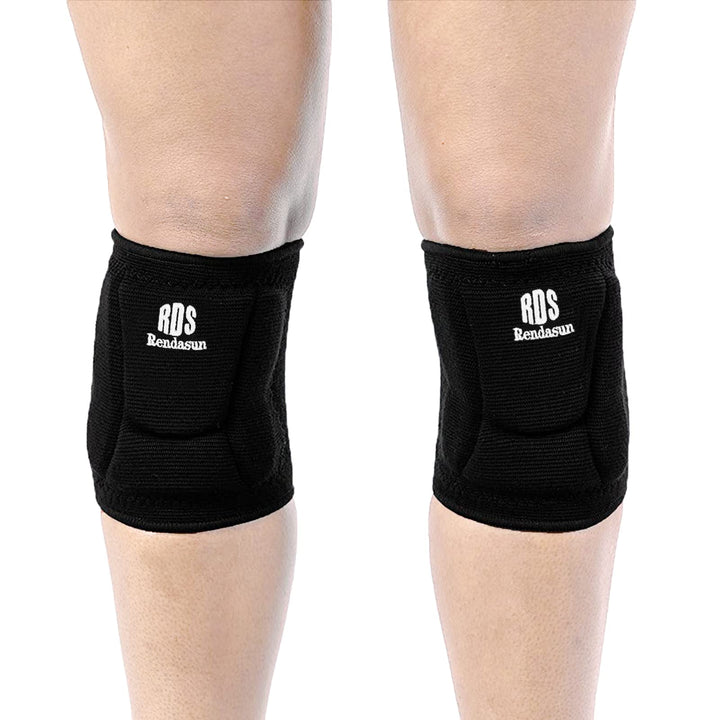Volleyball Knee Pads, Multifunctional knee pad for Junior Youth, Unisex 1 Pair (Black, Medium)