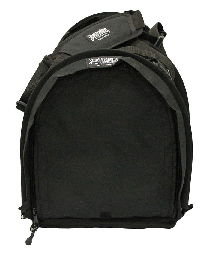 Sturdibag Extra Large Pet Carrier Flexible Height Pet Tote, Black,Size XL { 20L x 16H x 12W}