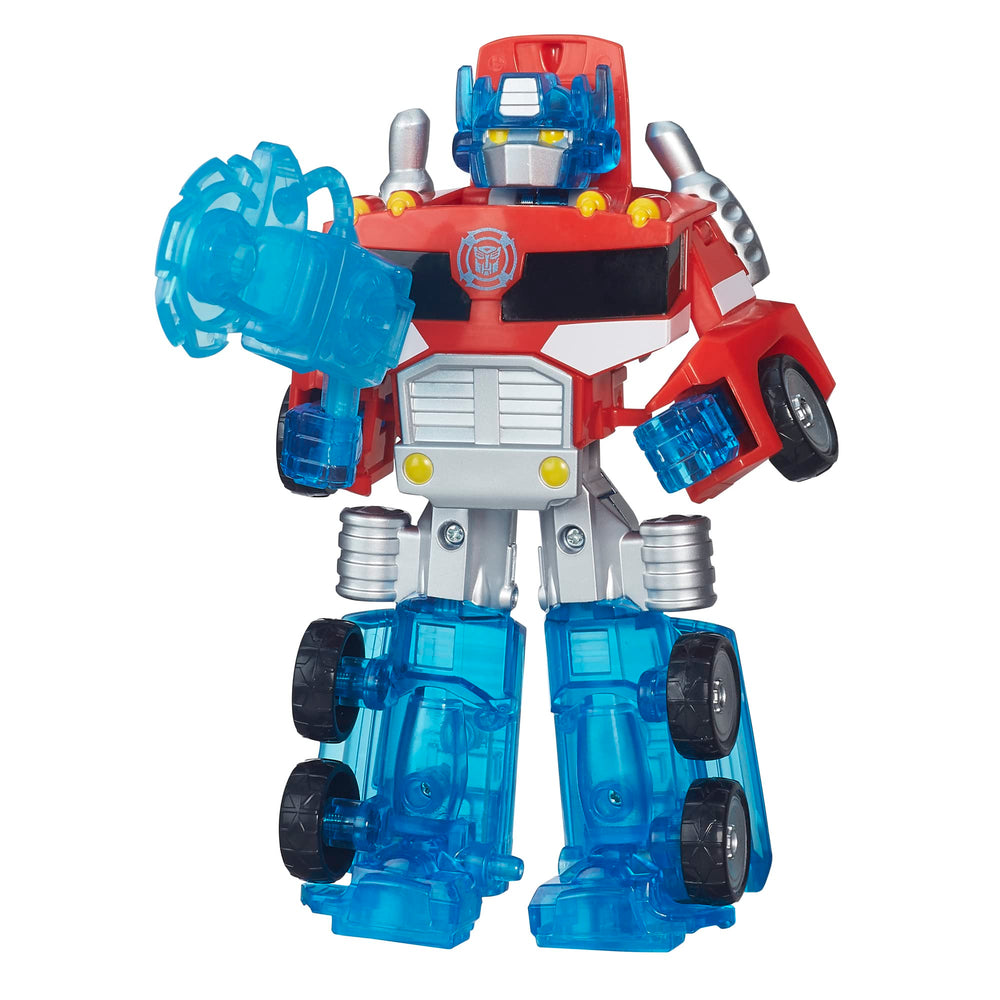 Rescue Bots Energize Optimus Prime, 7-Inch Action Figure, Kids Converting Robot Toy, Christmas Stocking Stuffers, Ages 3+ (Amazon Exclusive)