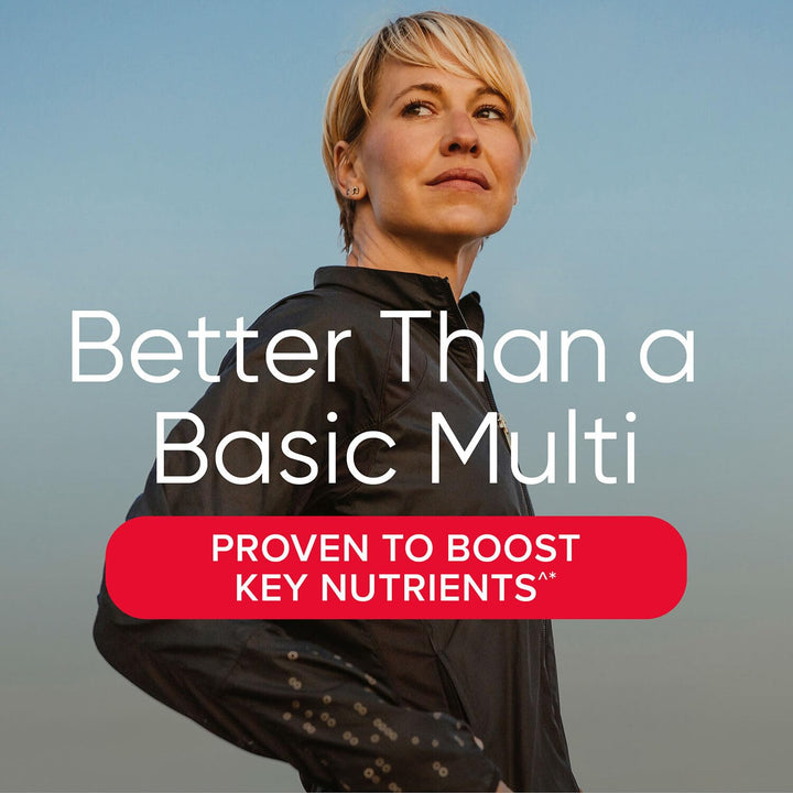Women’s Active Multivitamin Clinically Proven for Nutrition, Exercise Recovery, Energy Production, Bone Health, Beauty, Immune, Biotin, Iron, Zinc, 180 Caplets