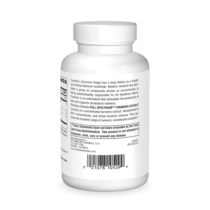 Full Spectrum Turmeric Extract Tablets, 450 mg, 120 Count