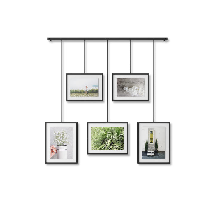 Exhibit Wall Frame with Metal Rod for Hanging-Rimless Design-Suitable for Living Room