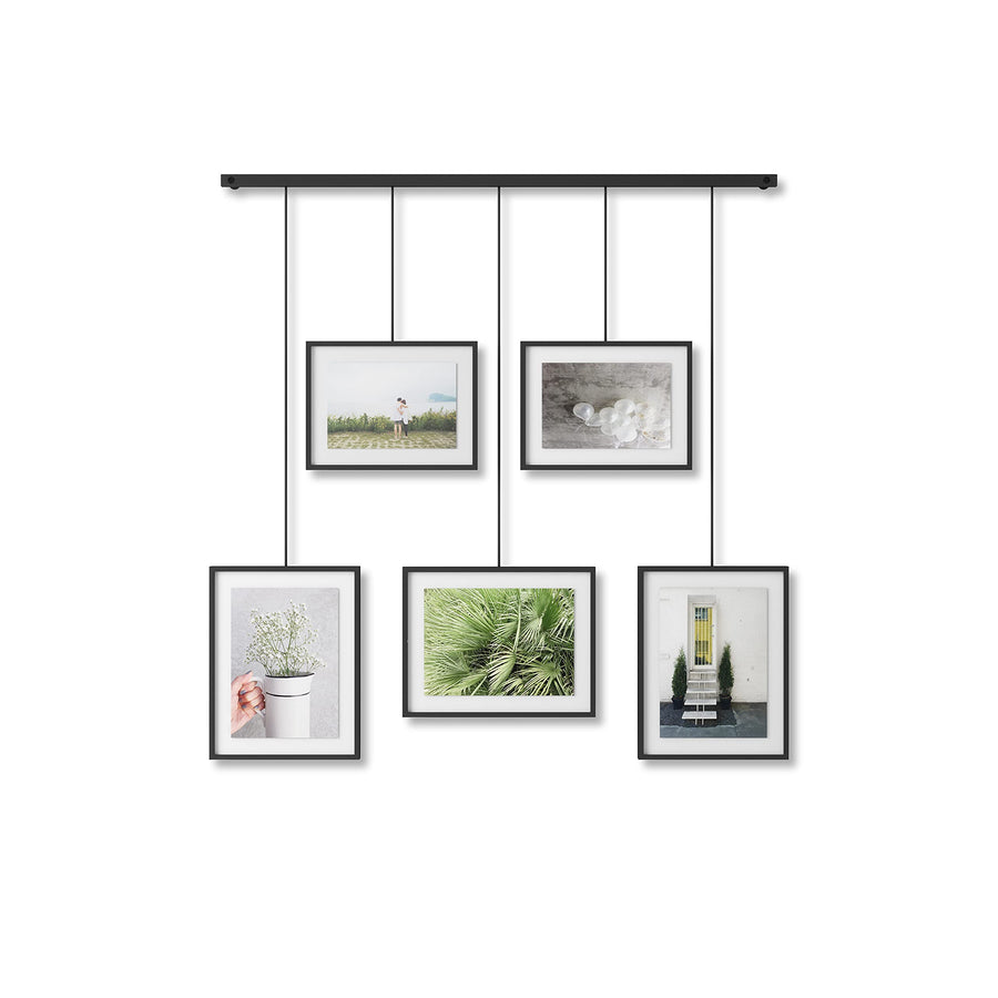 Exhibit Wall Frame with Metal Rod for Hanging-Rimless Design-Suitable for Living Room