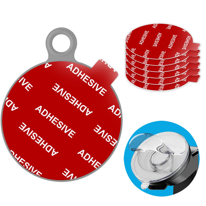 Very High Bond Sticky Adhesive, 6 Pack Dashboard Pad Mounting Disk Adhesive Replacement Kit, Double-Sided Stickers for Suction Cup Dashboard Phone Holder & Windshield Car Mount