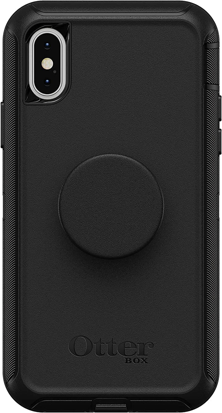 + Pop Defender Series Case for iPhone Xs & iPhone X (NOT Xr/Xs Max) Non-Retail Packaging - Black