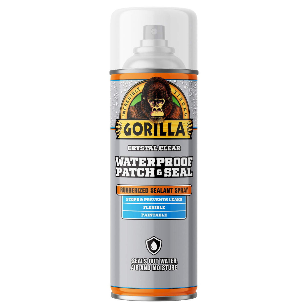 Waterproof Patch & Seal Rubberized Sealant Spray; Crystal Clear; 14oz (Pack of 1)