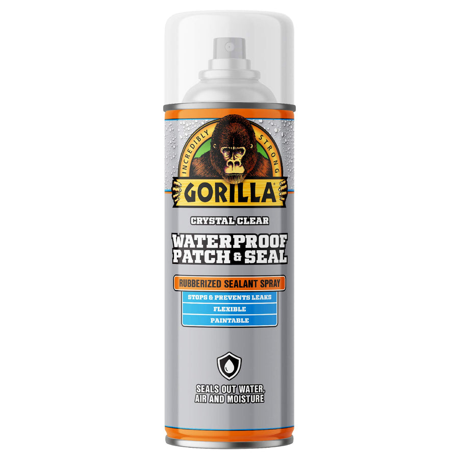 Waterproof Patch & Seal Rubberized Sealant Spray; Crystal Clear; 14oz (Pack of 1)