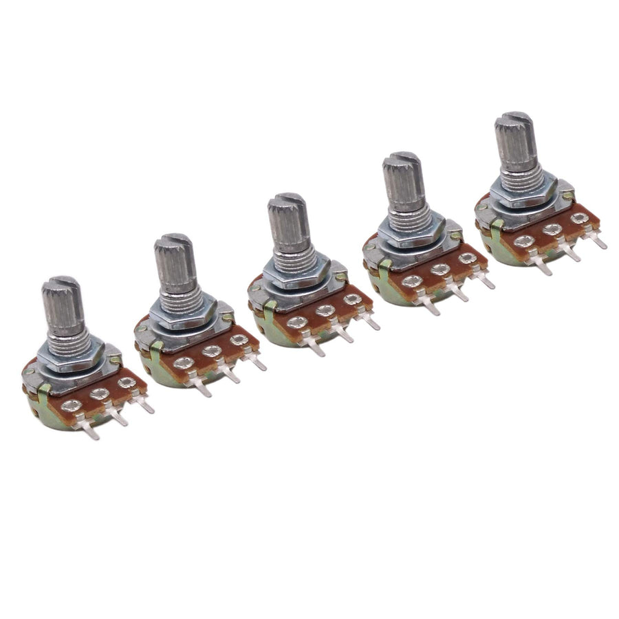 5pcs 2M ohm Linear Taper Rotary Potentiometer Panel Pot B2M 15mm