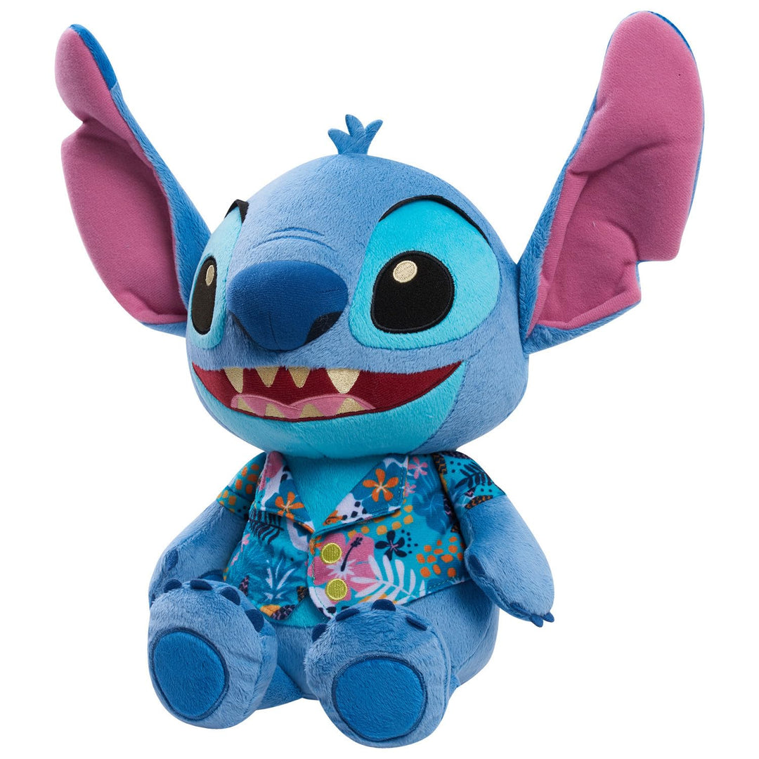 ’s Lilo & Stitch 13-Inch Large Stitch Plushie Stuffed Animal, Tropical Theme, Alien, Kids Toys for Ages 2 Up by Just Play
