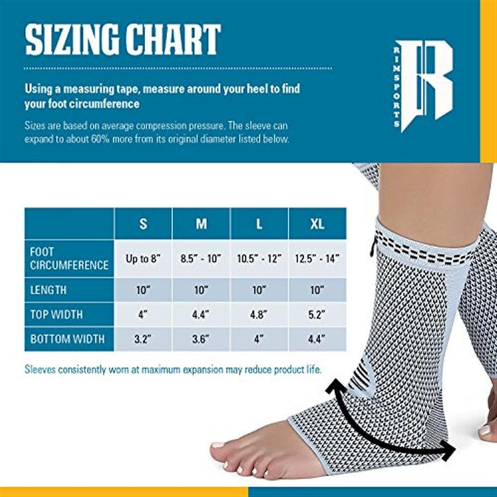 New Premium Compression Socks Ideal Ankle Sleeve For Plantar Fasciitis Best Ankle Brace With Extra Support Recommended Foot Support For Men And Women Superior Compression Support (Pair) Gray M
