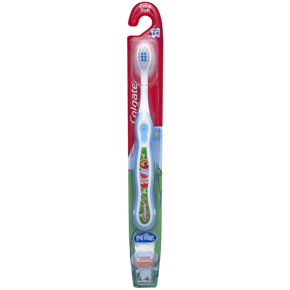 My First Baby and Toddler Toothbrush, Extra Soft - Colors Vary (6 Pack)