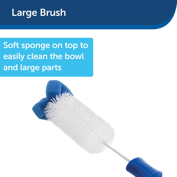 Drinkwell Pet Fountain Cleaning Kit, 3 Brushes, Works with All Cat and Dog Water Dispensers, Convenient and Easy to Use, Durable, Rust-Resistant Material