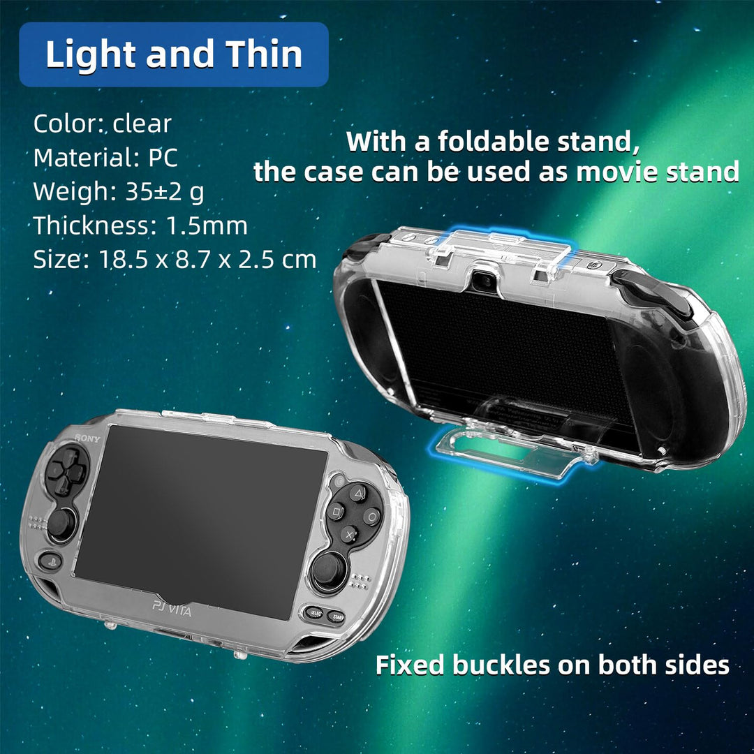 Protective Clear Crystal Hard Carry Guard Case Cover Skin for Sony PS Vita PSV 1000 PCH-1000