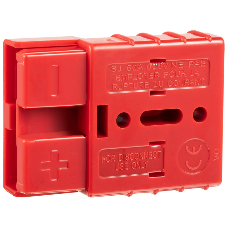 6 Sets 6-10 Gauge Battery Quick Connect Disconnect 50a 12-36v Battery Quick Connector Quick Wire Harness Plug Kit Battery Quick Connector Disconnect Plug for Motor Winch Trailer(Red)