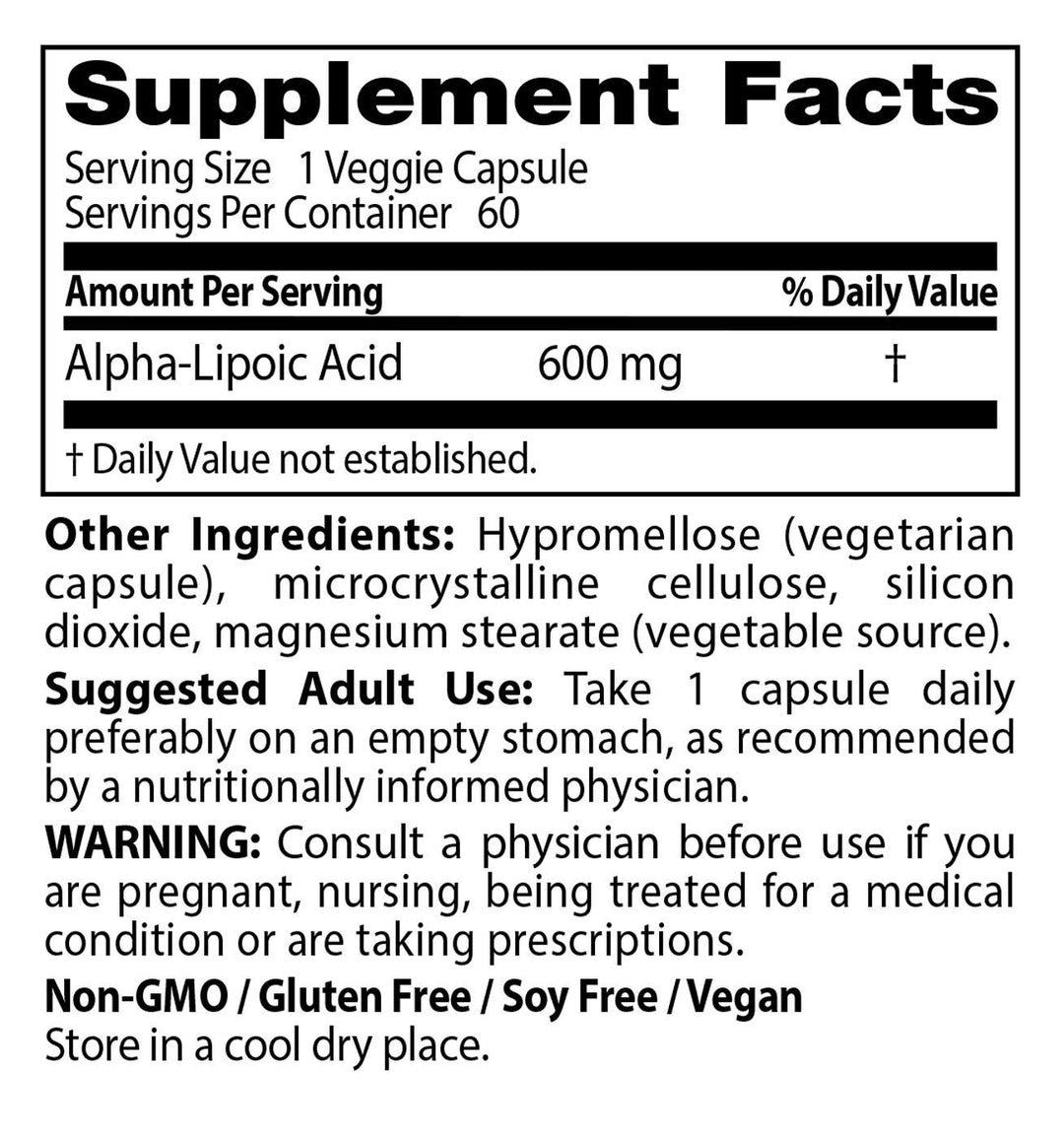 Doctors Best Best Alpha Lipoic Acid, 60 CT