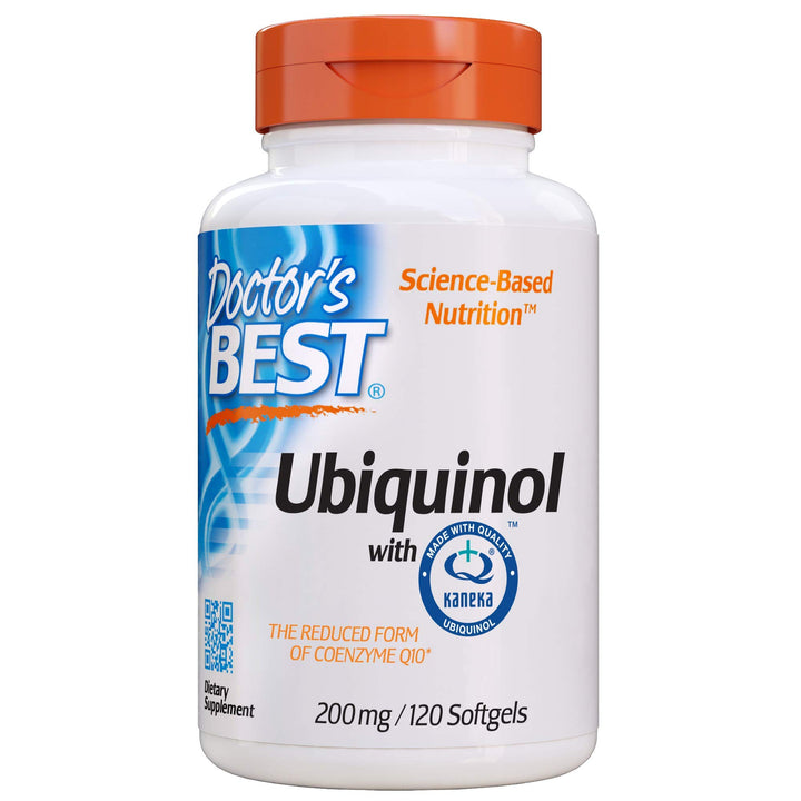 Doctor's Best Ubiquinol with Kaneka QH, Enhances Cellular Energy, Antioxidant, Non-GMO, Gluten & Soy Free, 200 mg, 120 Count