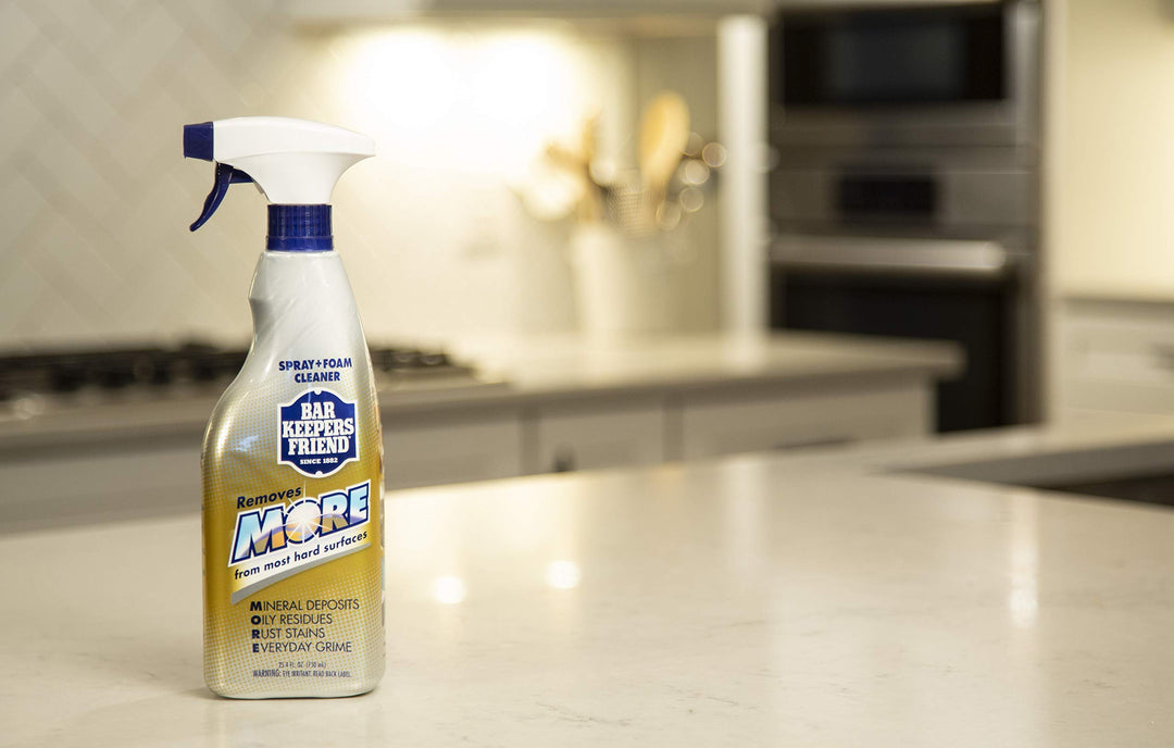 Spray and Foam Cleaner, 25.4 Fl Oz, 1 Ounce, White, Silver, Blue, Gold