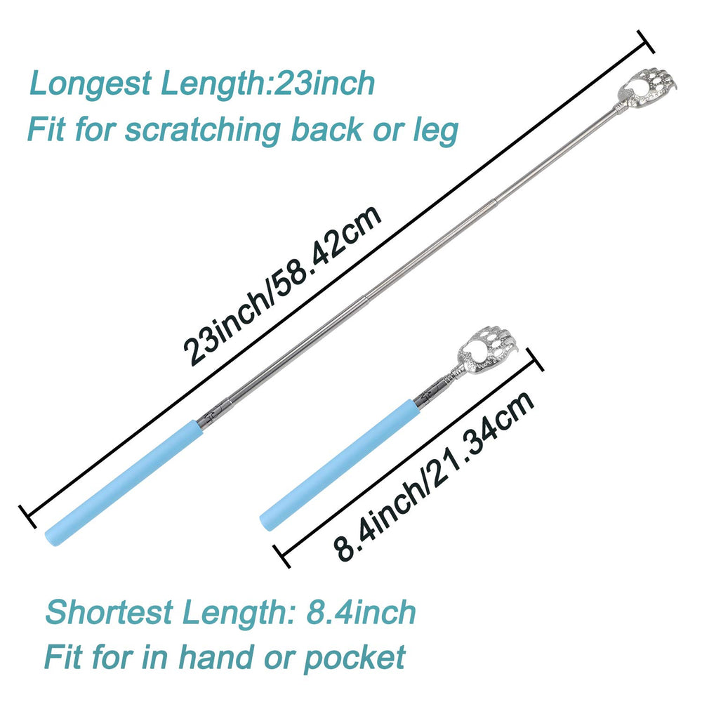 Bear Claw Telescopic Back Scratcher - Blue