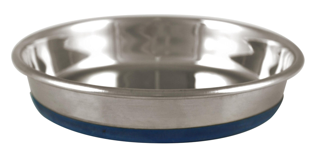 OurPets Durapet Heavyweight Durable Stainless Steel Cat Food or Water Bowl, Water Bowl Holds up to 1.75 Cups of Dry Cat or Dog Food