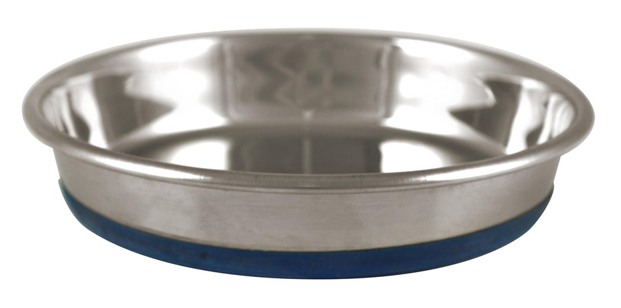 OurPets Durapet Heavyweight Durable Stainless Steel Cat Food or Water Bowl, Water Bowl Holds up to 1.75 Cups of Dry Cat or Dog Food